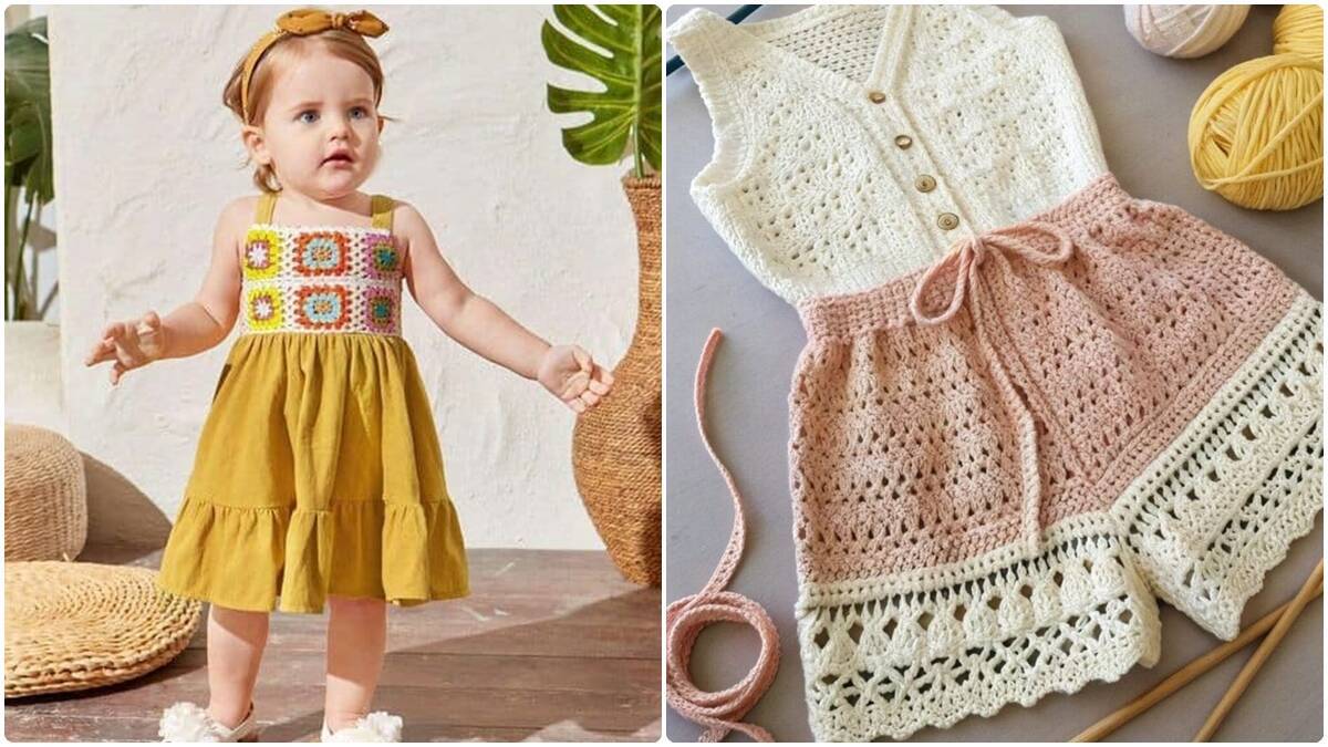 Crochê Infantil: Vestidos, Conjuntos e Mais Encanto!