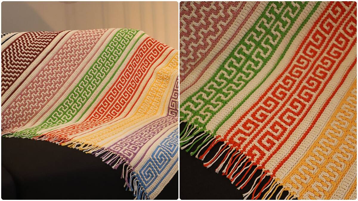Manta de Crochê Multicolors: Peça Exclusiva e Especial!
