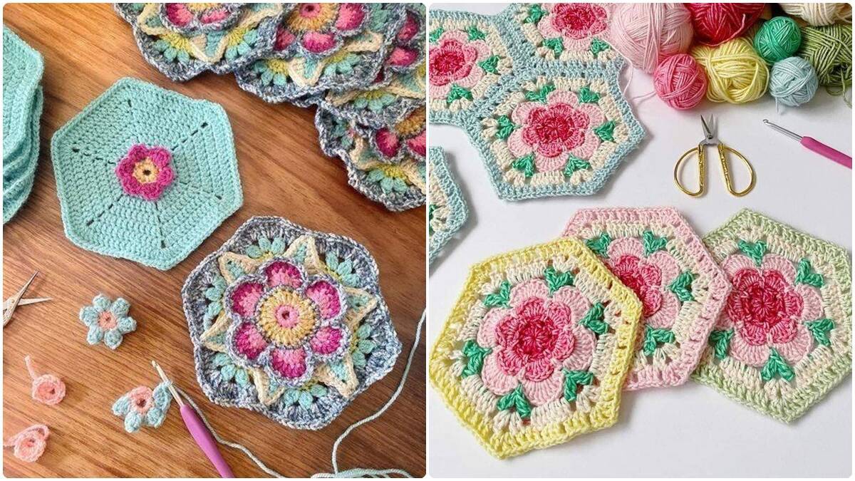 Squares de Crochê: Peças Pequenas que Transformam Projetos!