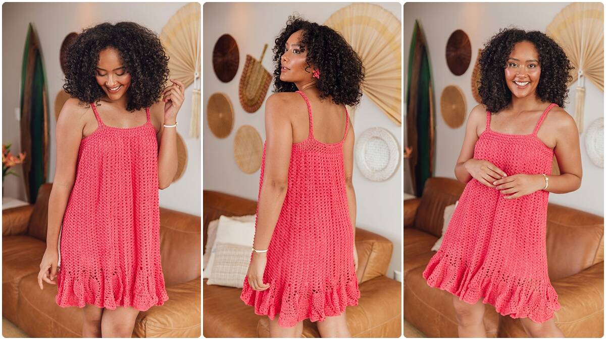 Vestido de Crochê Babalu: Uma Peça Fofa e Delicada!