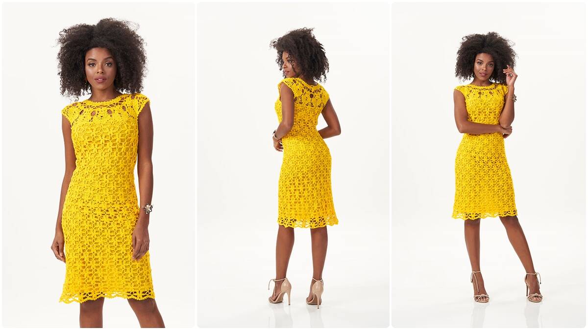 Vestido de Crochê com Pala: Charme e Encanto em Uma Peça!