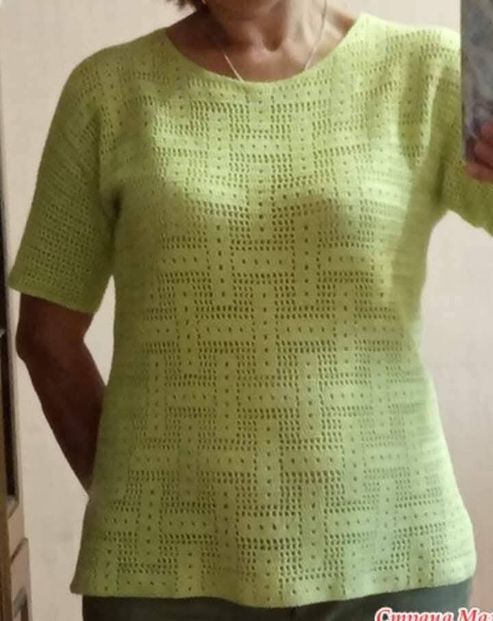 blusas de crochê