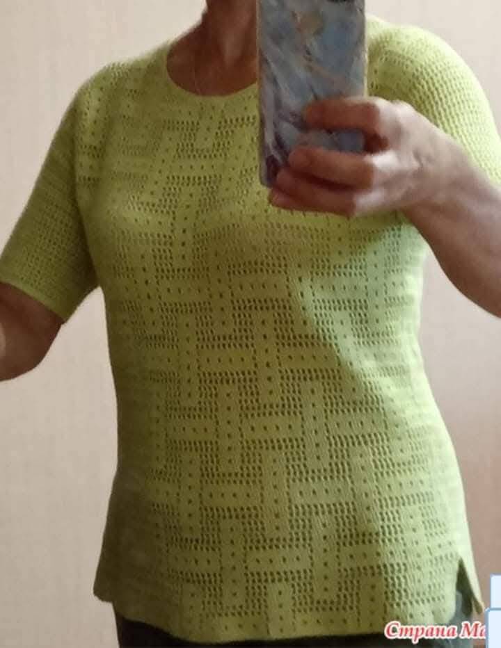 blusas de crochê
