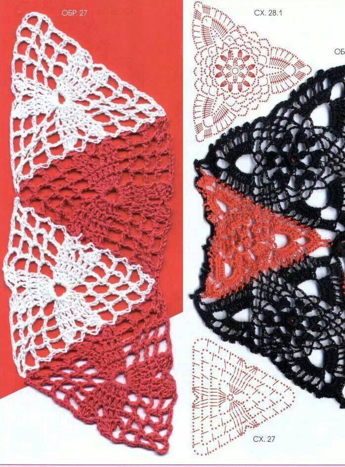 squares de crochê