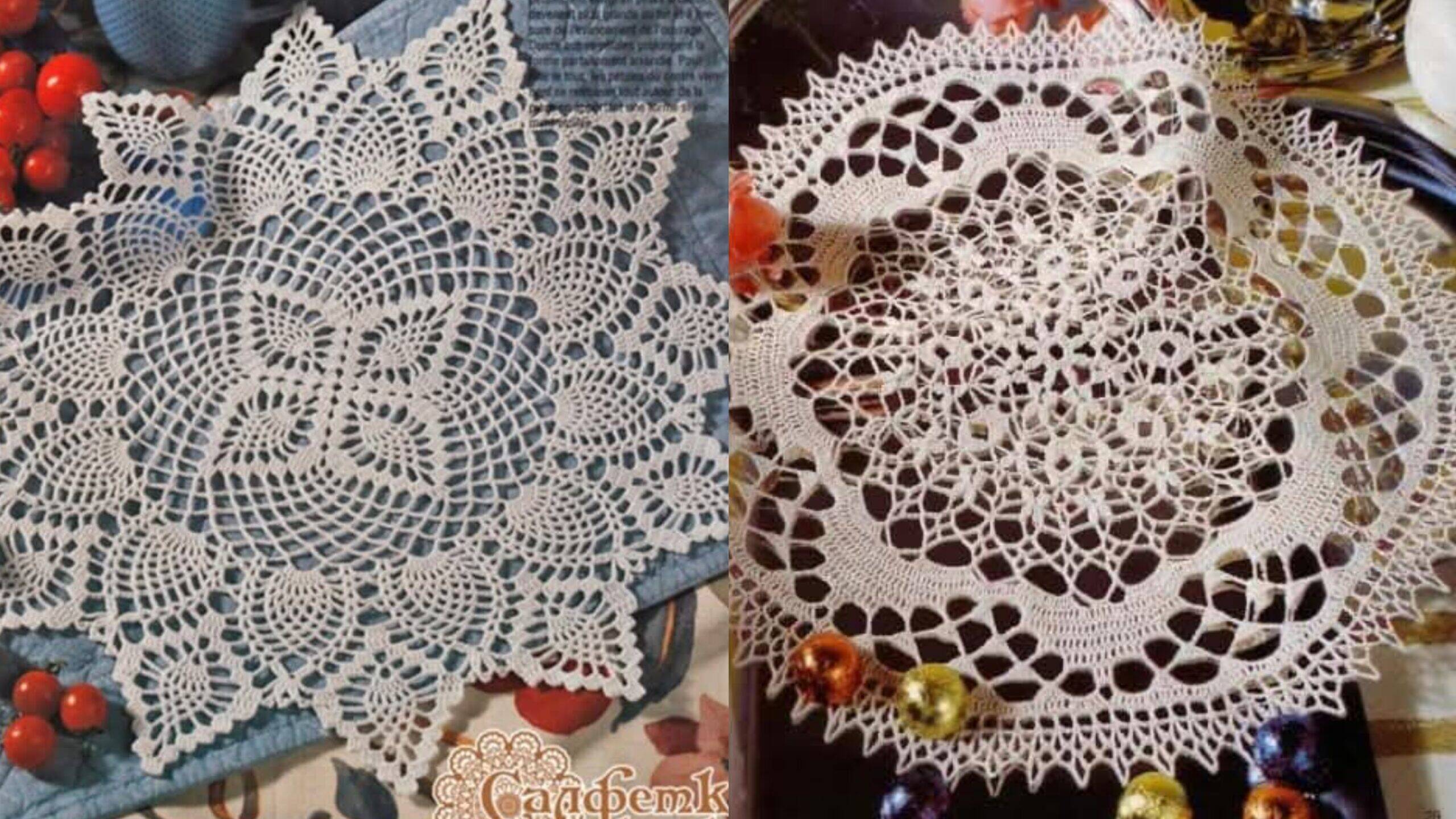 Centros de Mesa em Crochê: Toque Artesanal para Decorar com Charme