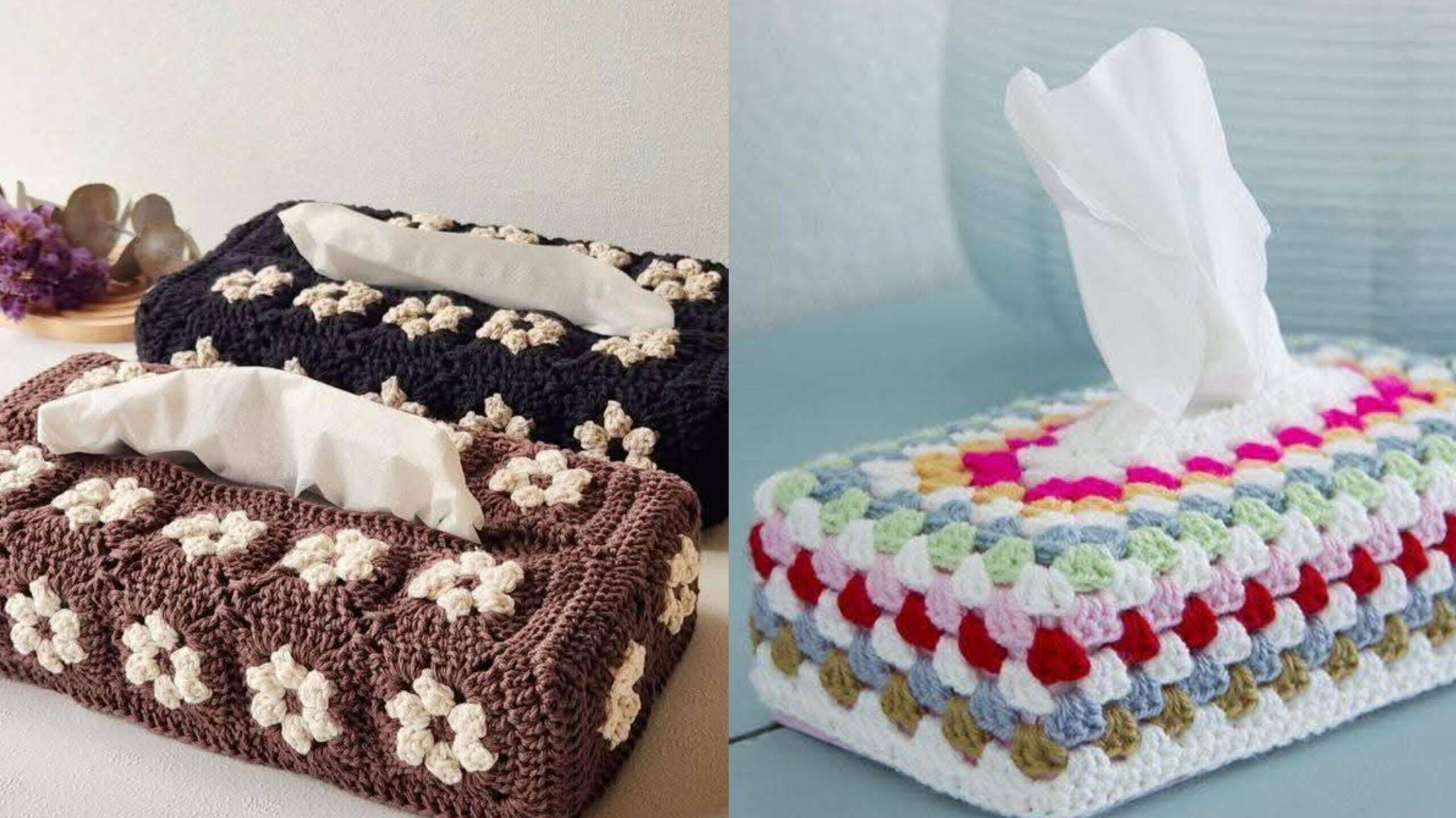 Porta Lenço de Papel de Crochê: Praticidade com Toque Artesanal