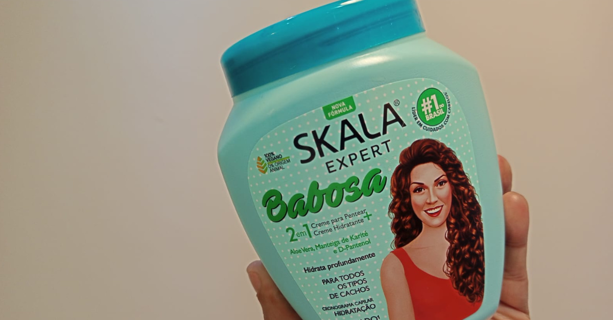 Creme 2 em 1 de Tratamento Babosa da Skala (Dá até pra fazer co-wash para cabelo cacheado!)