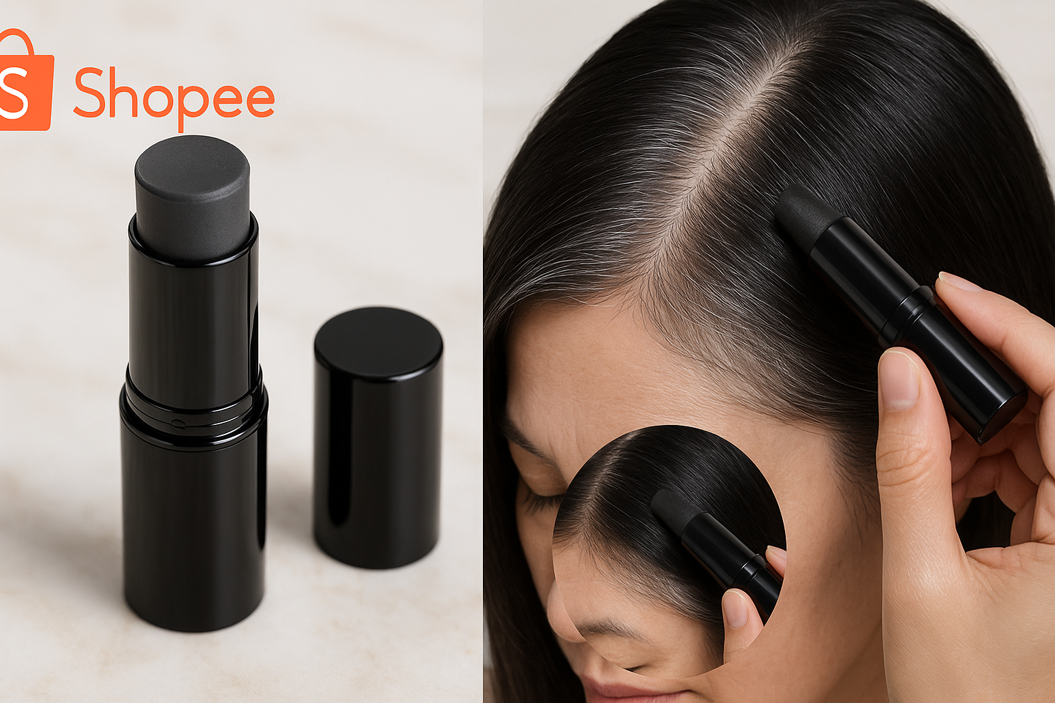 Baratinho da Shopee por menos de R$15: apague os cabelos brancos na hora! (não sai nem com suor!)