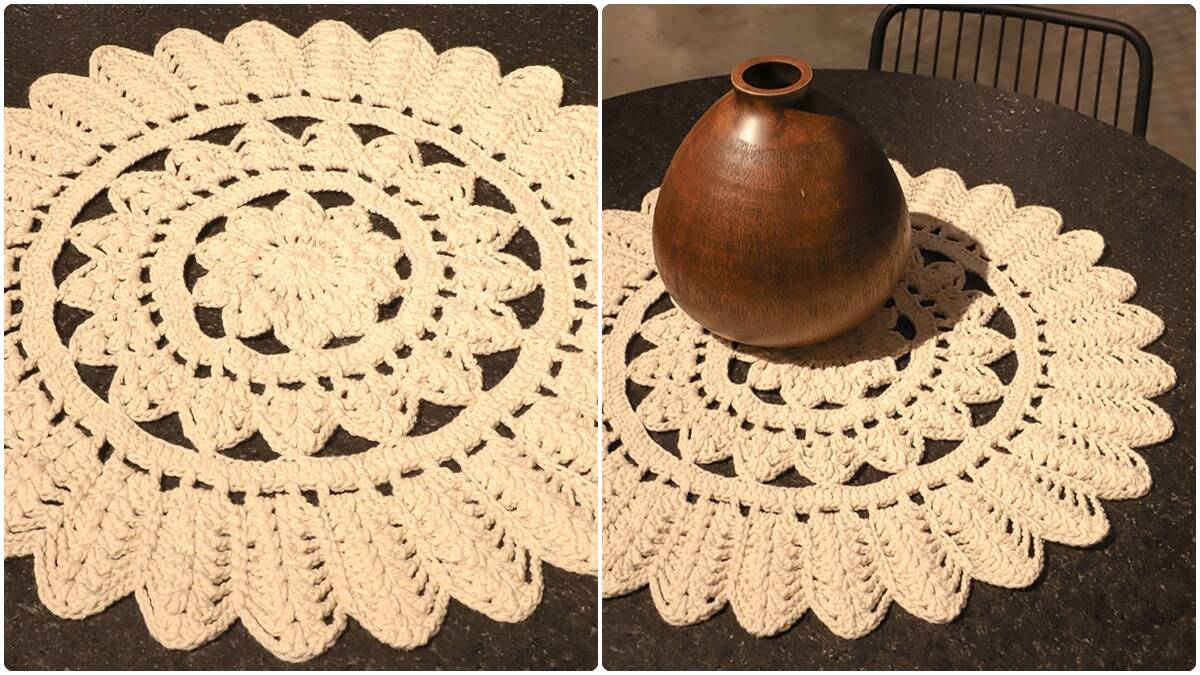 Toalha de Mesa em Crochê Margarida: Sua Decoração Elegante!
