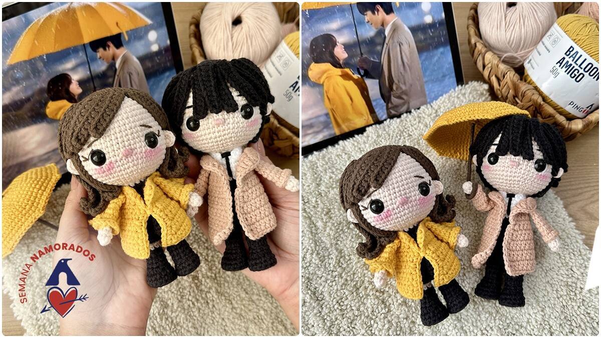Amigurumi do Casal Dorama: Presente para a Sua Amiga Dorameira!