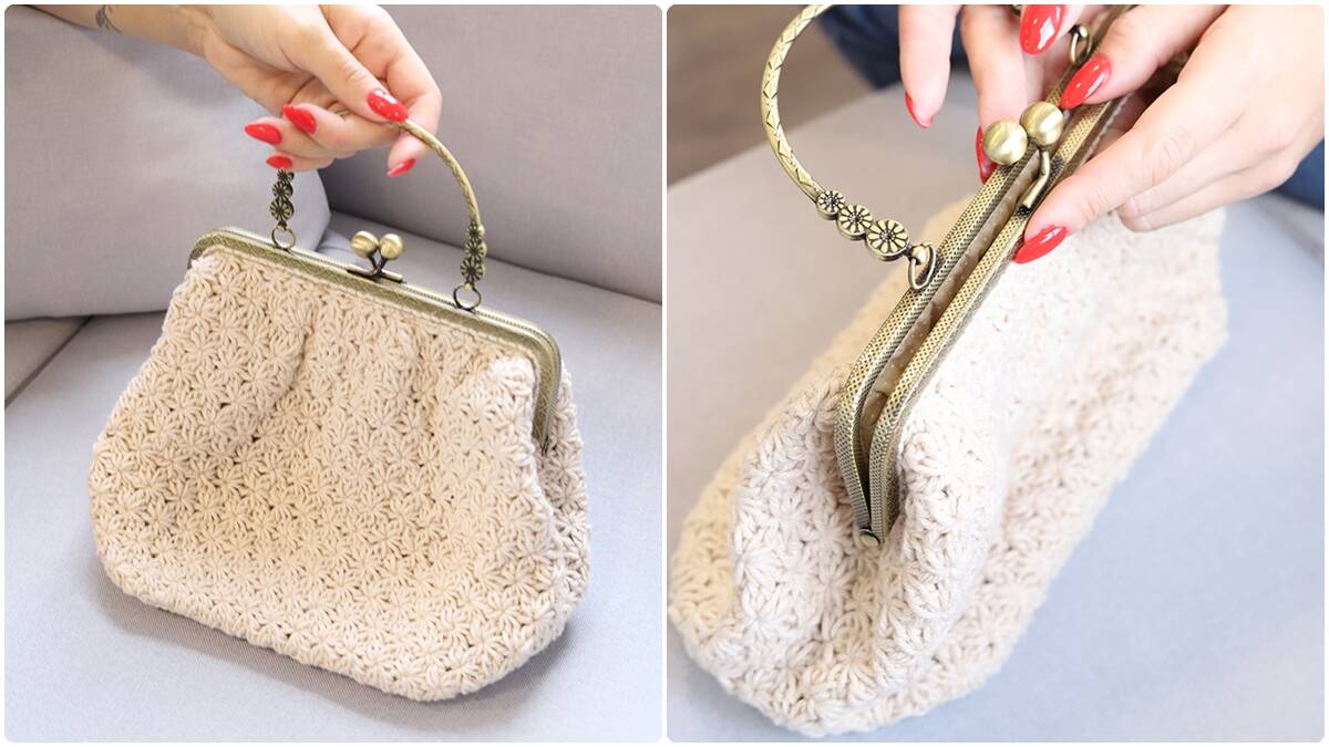 Bolsa de Crochê Barroco Vintage: Elegância com Charme!