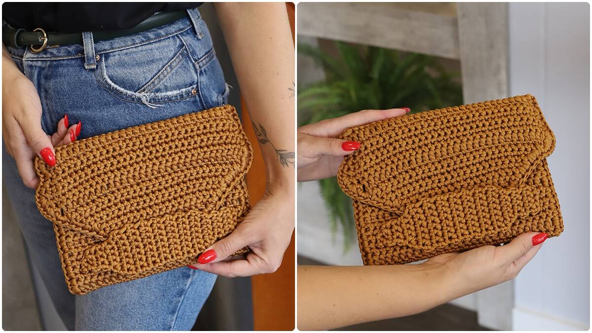 Bolsa de Crochê Cobre: Aprenda a Criar Essa peça Linda e Leve!
