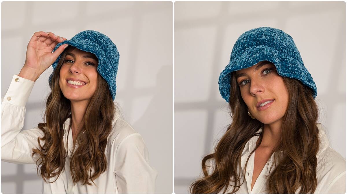 Bucket Hat de Crochê Cassino: Crie Essa Peça Moderna e Linda!