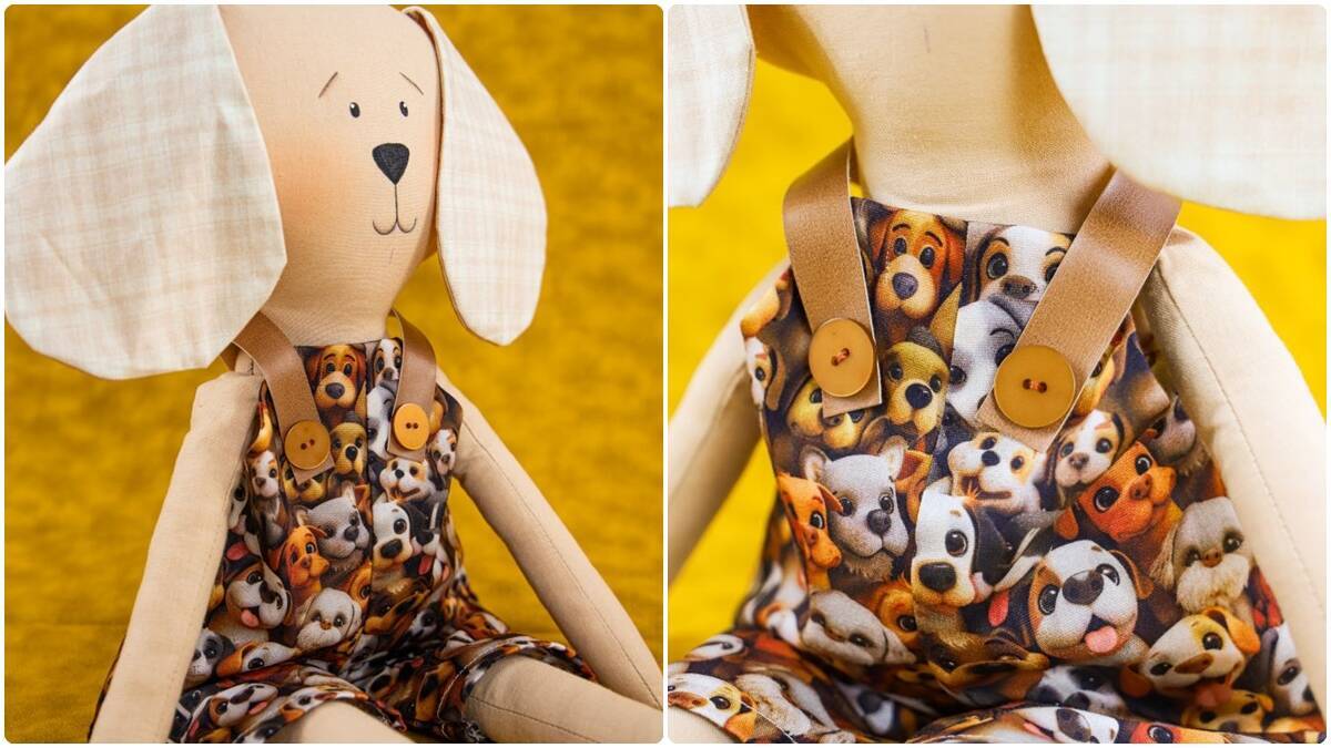 Cachorrinho Otto em Patchwork: Fofura com Criatividade!