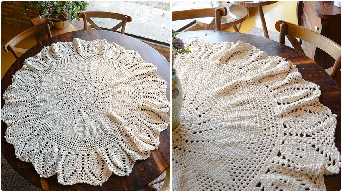 Centro de Mesa em Crochê Kiran: Sofistique Sua Decoração!