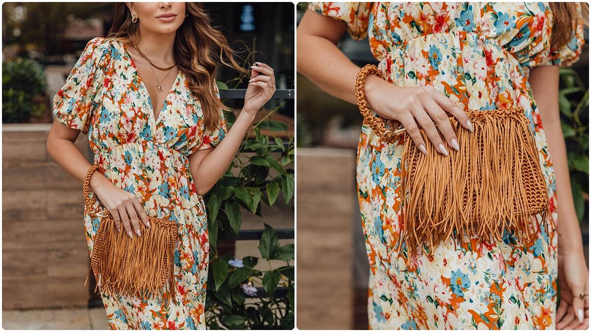 Clutch de Crochê com Franjas: Charme e Praticidade!