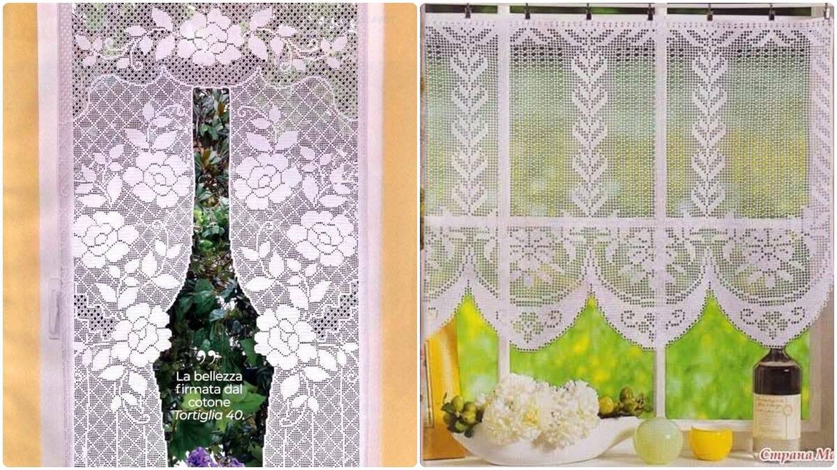 Cortinas de Crochê: Beleza Artesanal Que Transforma Ambientes!