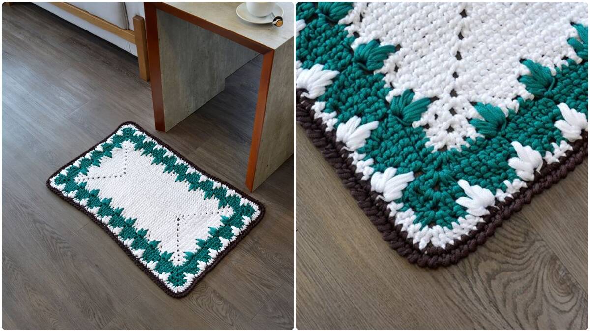 Tapete de Crochê Folhagem: Aprenda a Criar Esse Modelo!
