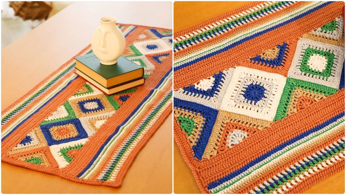 Trilho de Mesa em Crochê Losangos: Guia Completo para Você!