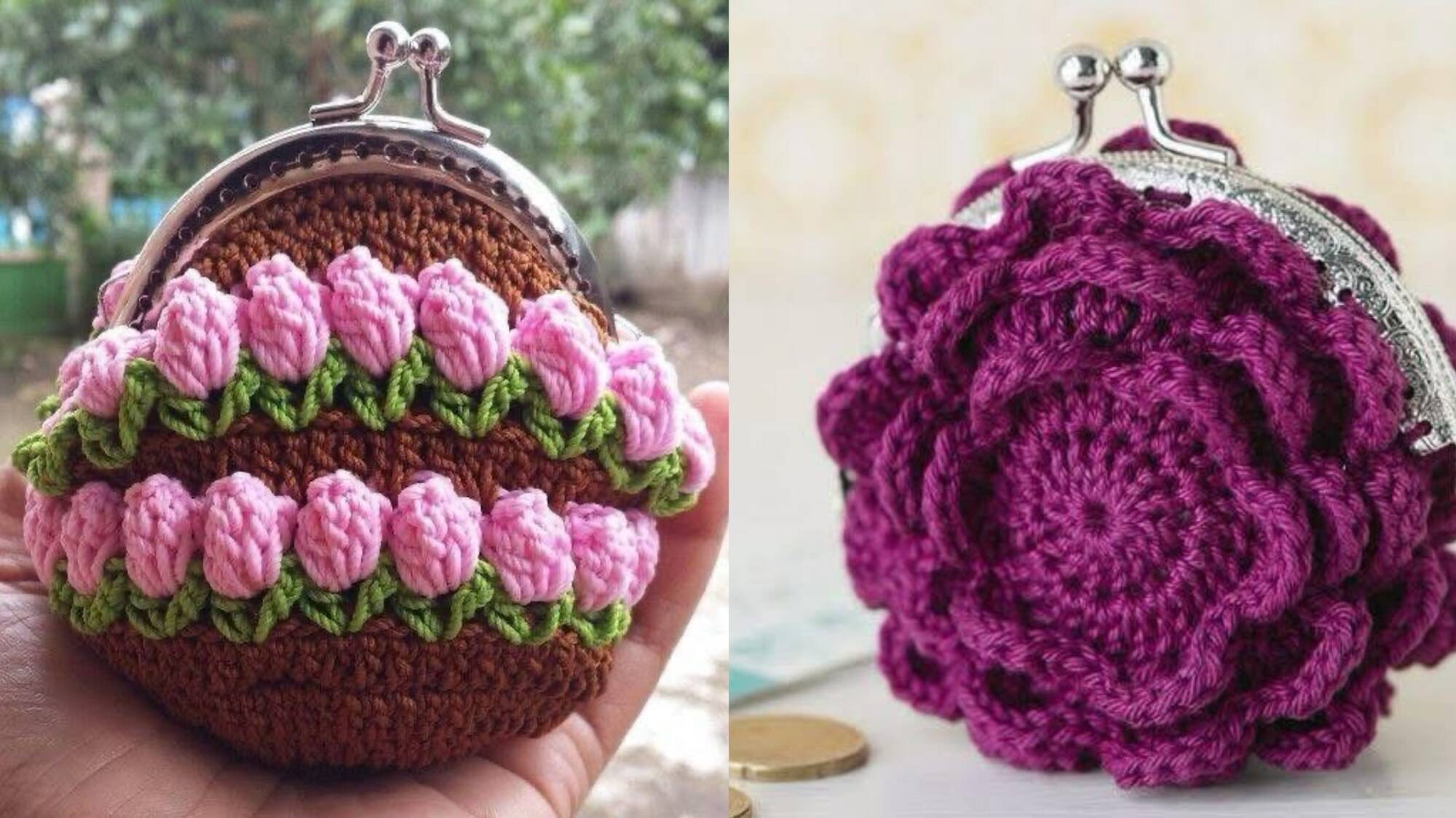 Os Mais Lindos Porta-Moedas de Crochê: Com Gráficos para Fazer Agora Mesmo!