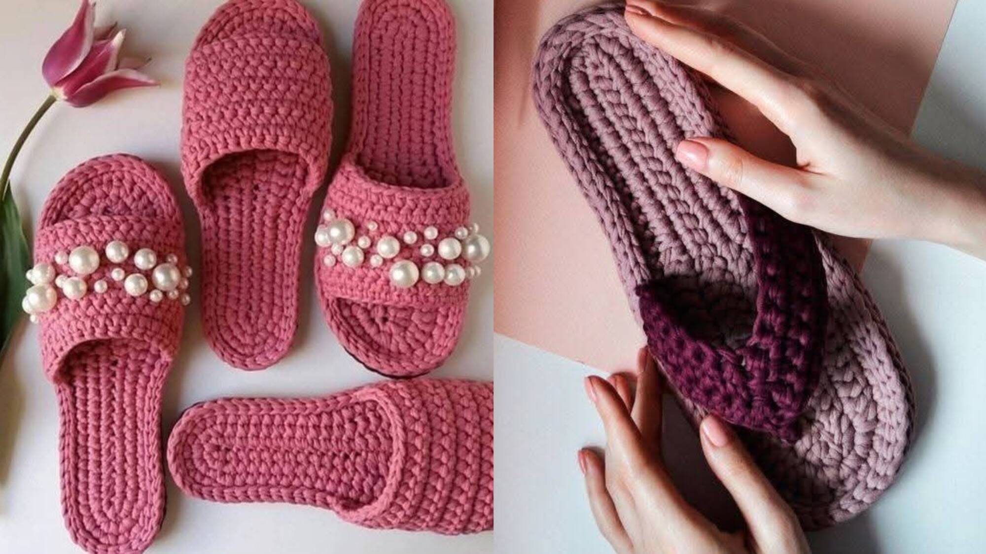 Chinelos e Sapatinhos em Crochê: Conforto Artesanal para Todas as Idades