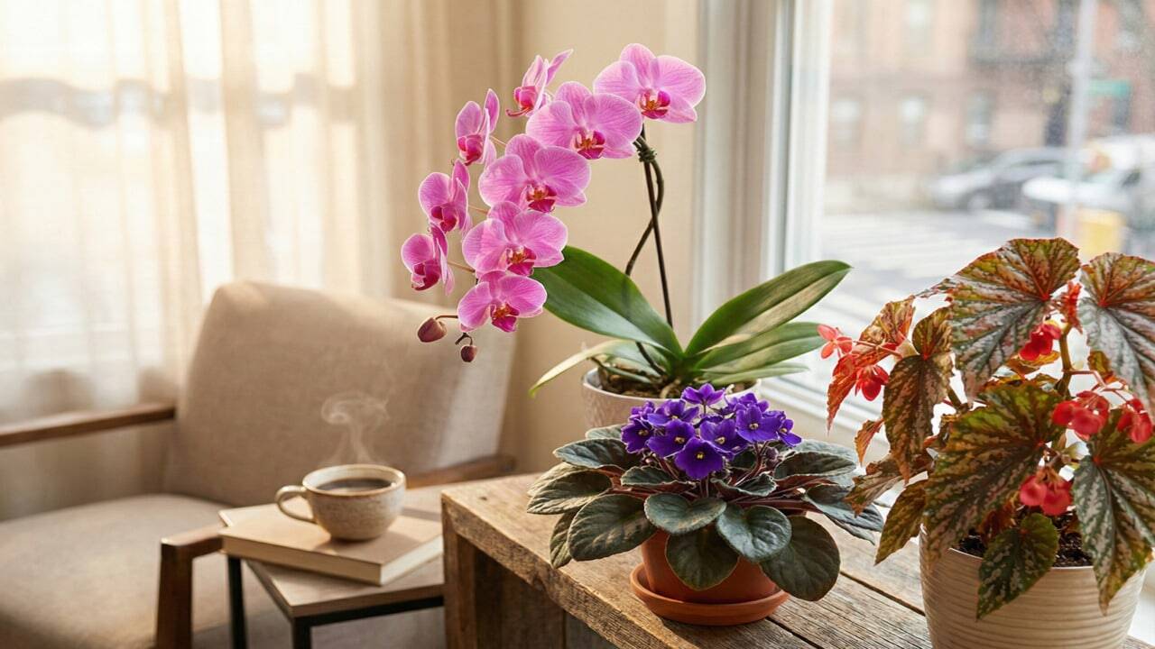 3 flores eleitas as mais belas e resistentes para cultivar dentro de casa