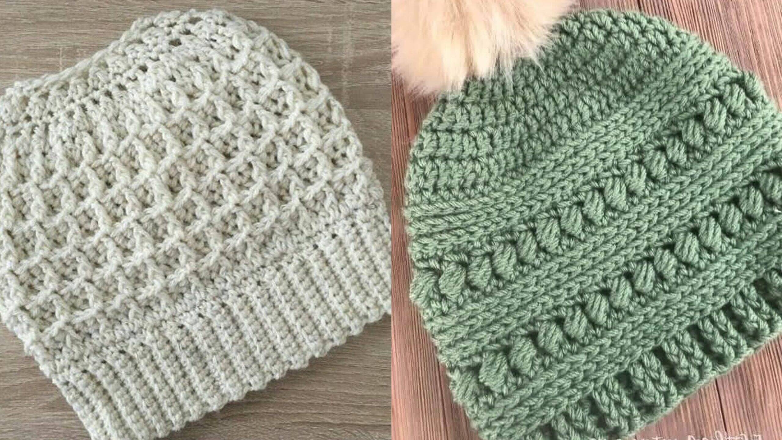 Aqueça Seu Estilo com Gorros e Chapéus de Crochê Feitos à Mão