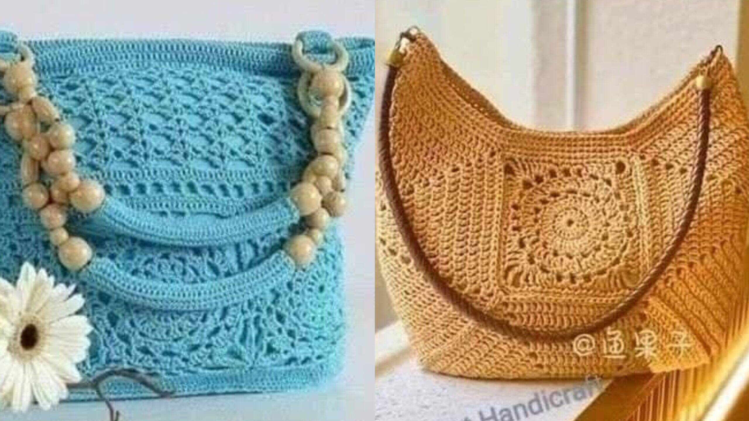 Bolsas de Crochê con Gráficos: O Acessório que Une Arte e Tendência
