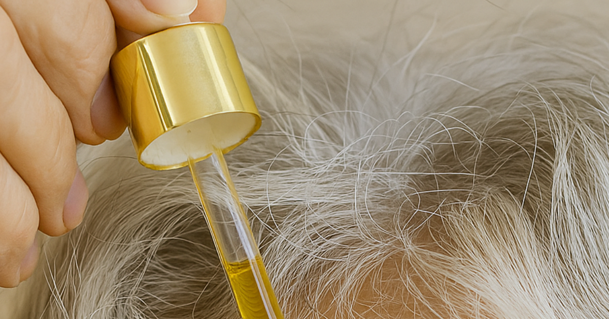 Sem Tintura! Óleo Natural Pode Suavizar os Grisalhos e Prevenir o Aparecimento de Fios Brancos