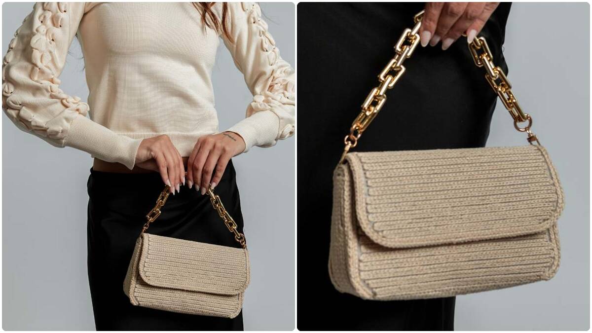 Bolsa de Crochê Oásis: Crie Uma Peça Elegante e Lindíssima!