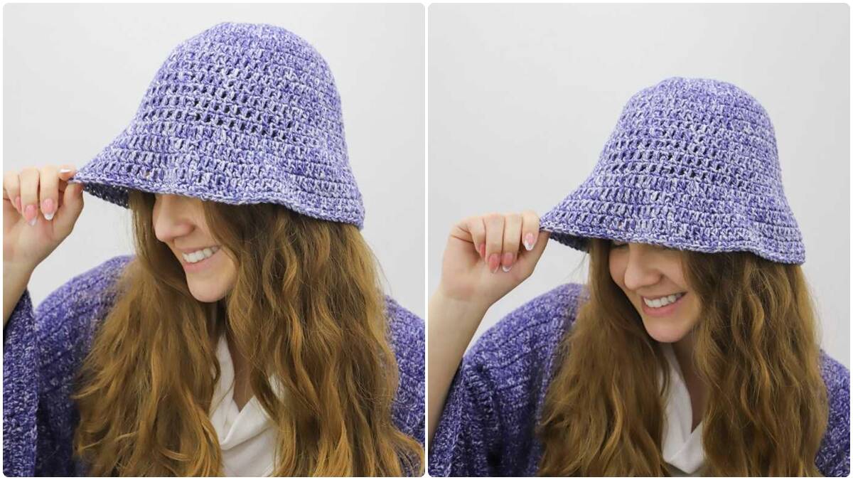 Bucket Hat de Crochê Jeans: O Estilo Moderno que Conquista!