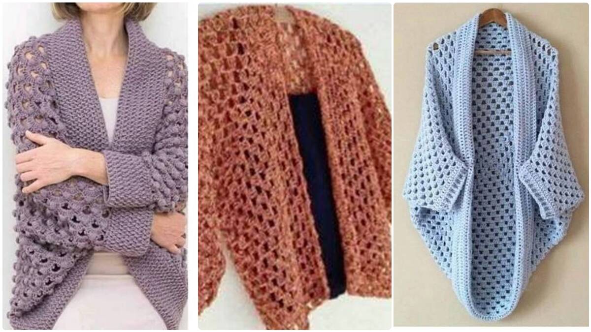 Cardigãs de Crochê: Elegância e Estilo Feito à Mão Para Todas as Estações!