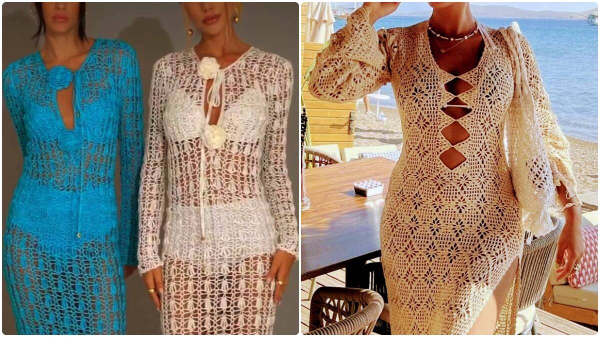 Saídas de Praia em Crochê: Leveza e Estilo à Beira-Mar!