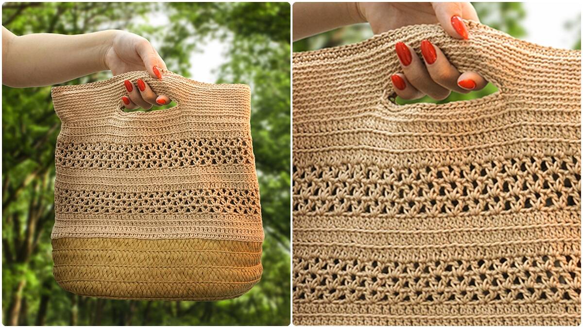 Bolsa de Crochê Amêndoa: Uma Peça Elegante e Sustentável!