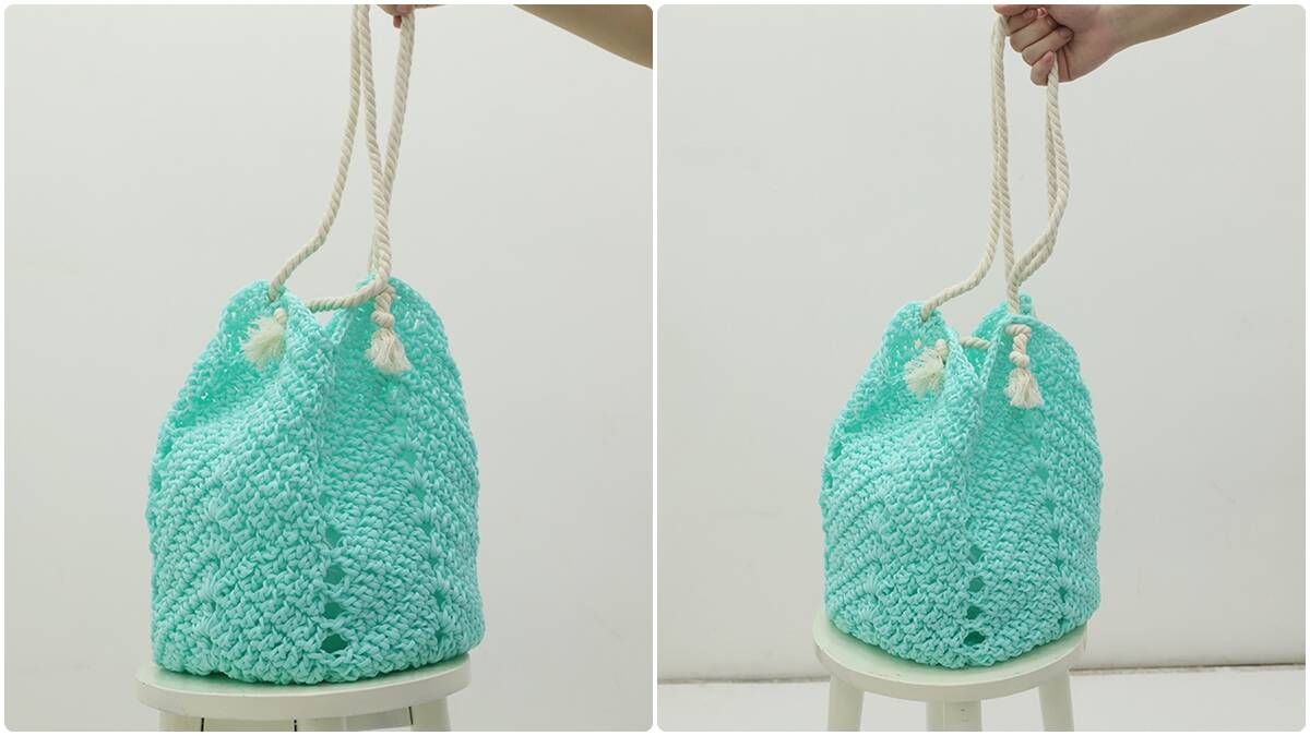 Bolsa de Crochê Náutico Candy: Uma Peça Linda e Criativa!