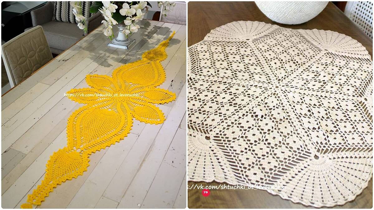 Caminhos de Mesa em Crochê de Luxo: Sofisticação para Ambientes Inesquecíveis!