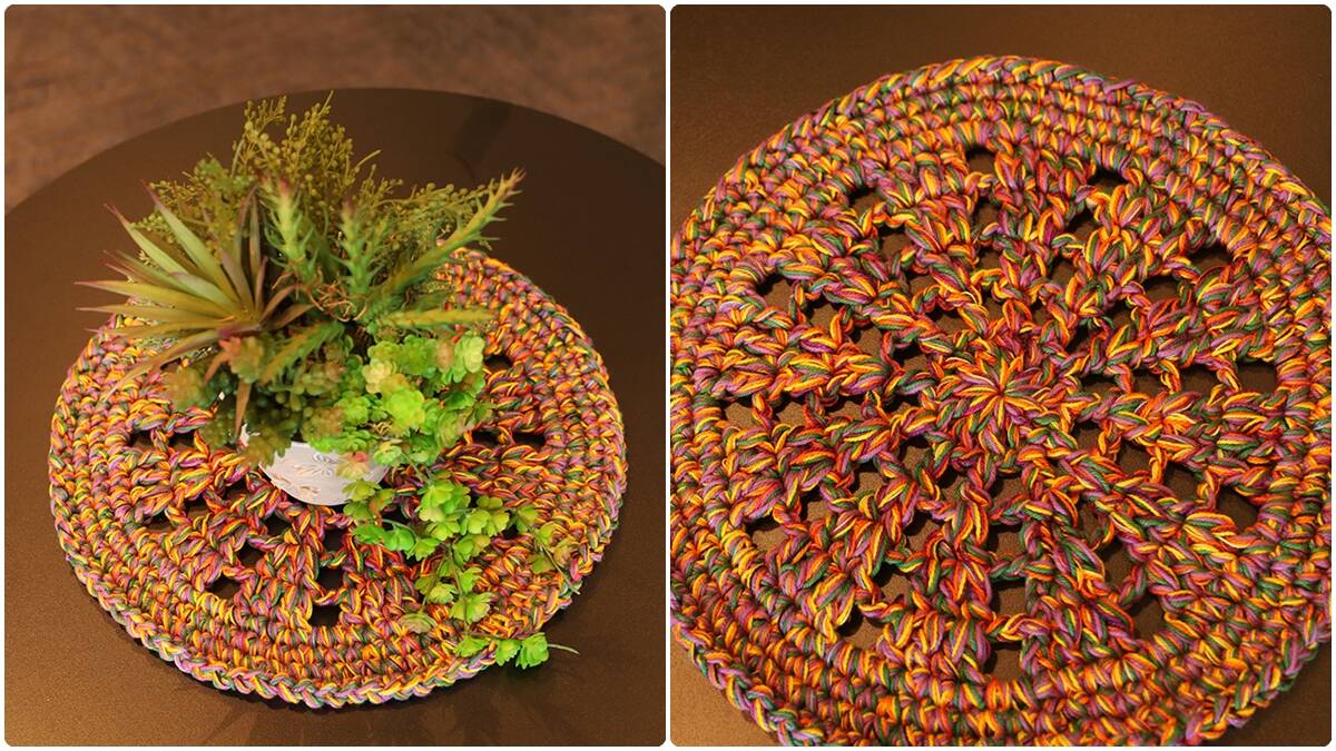 Centro de Mesa em Crochê Multicolors: Sustentável e Lindo!