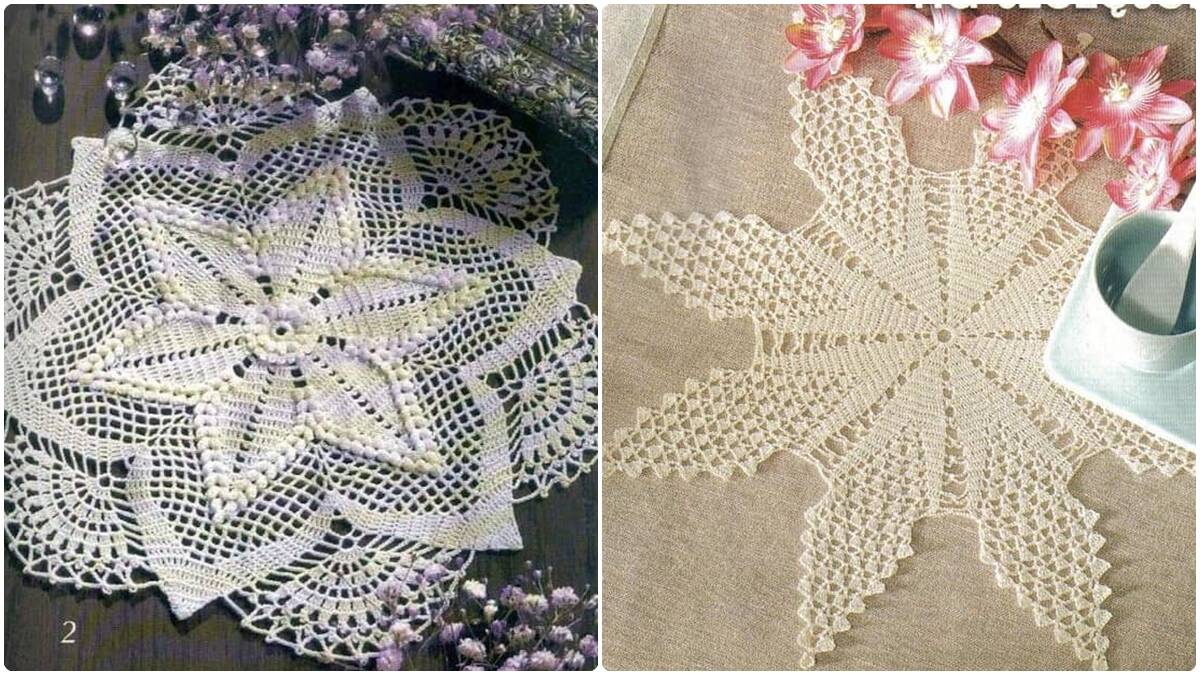 Centros de Mesa em Crochê de Luxo: Elegância e Requinte que Transforma!