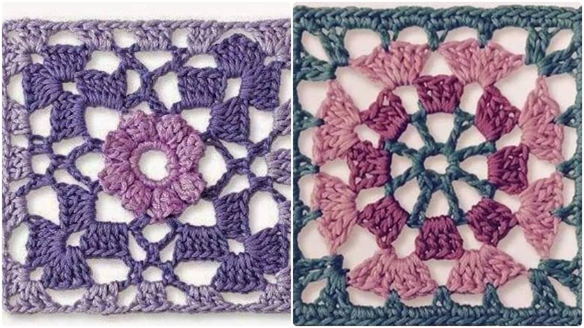 Squares de Crochê com Gráficos: Crie Peças Incríveis com Quadrados Mágicos!