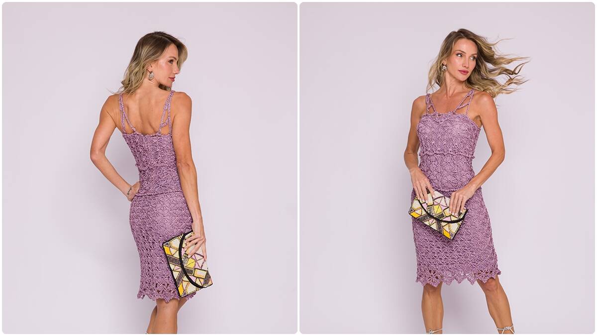 Vestido de Crochê Malva: Crie Essa Peça Linda e Exclusiva!