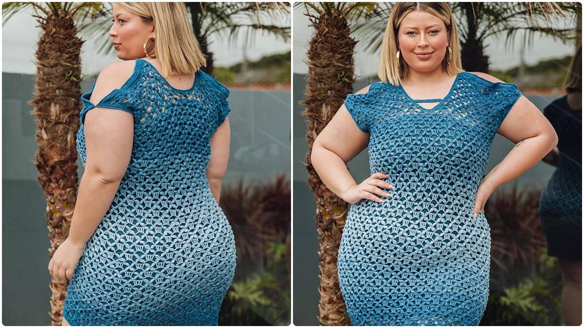 Vestido de Crochê Prisma: Crie Uma Linda e Encantadora!