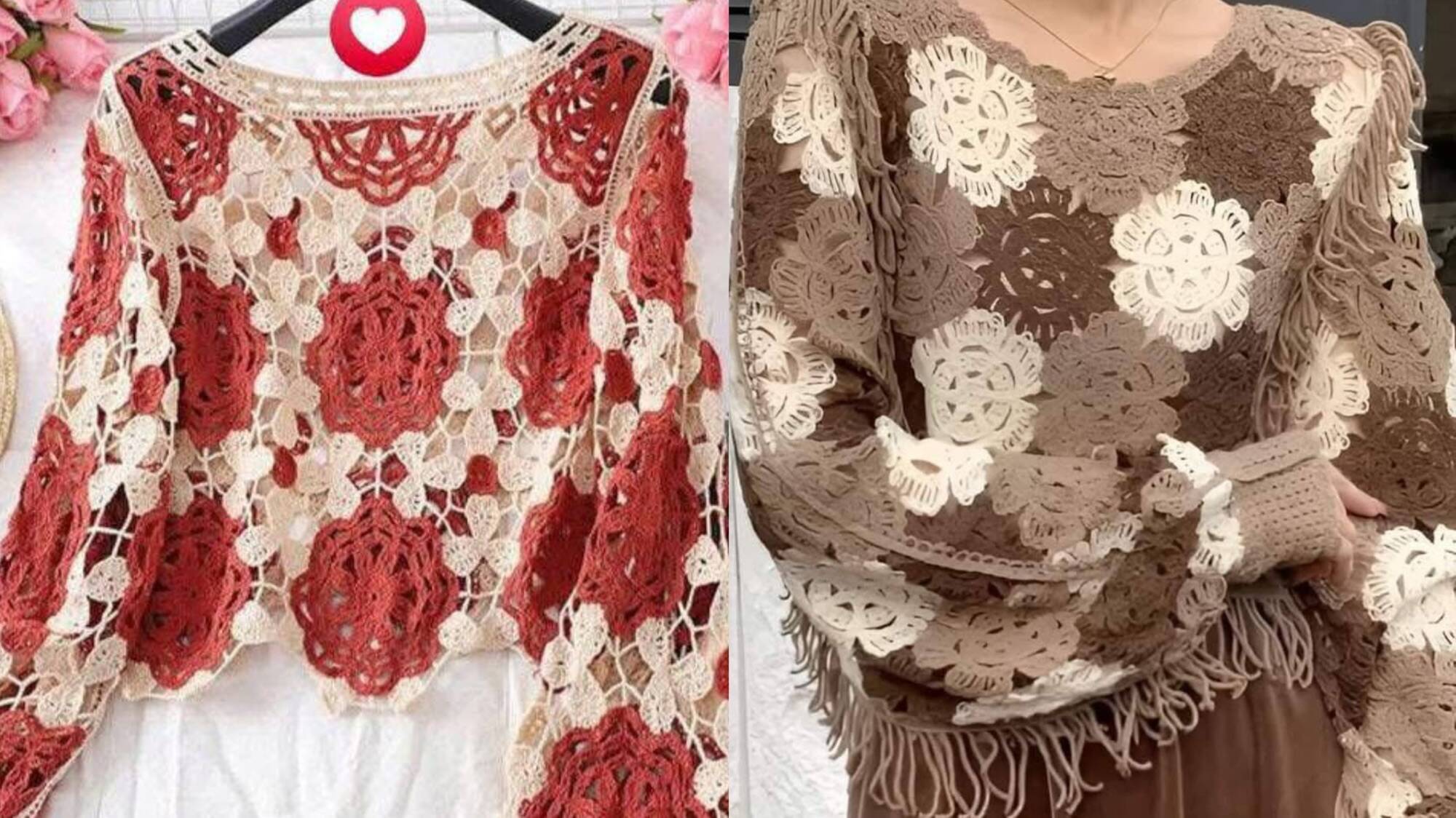 As Mais Lindas Blusas de Squares de Crochê: Com Gráficos!
