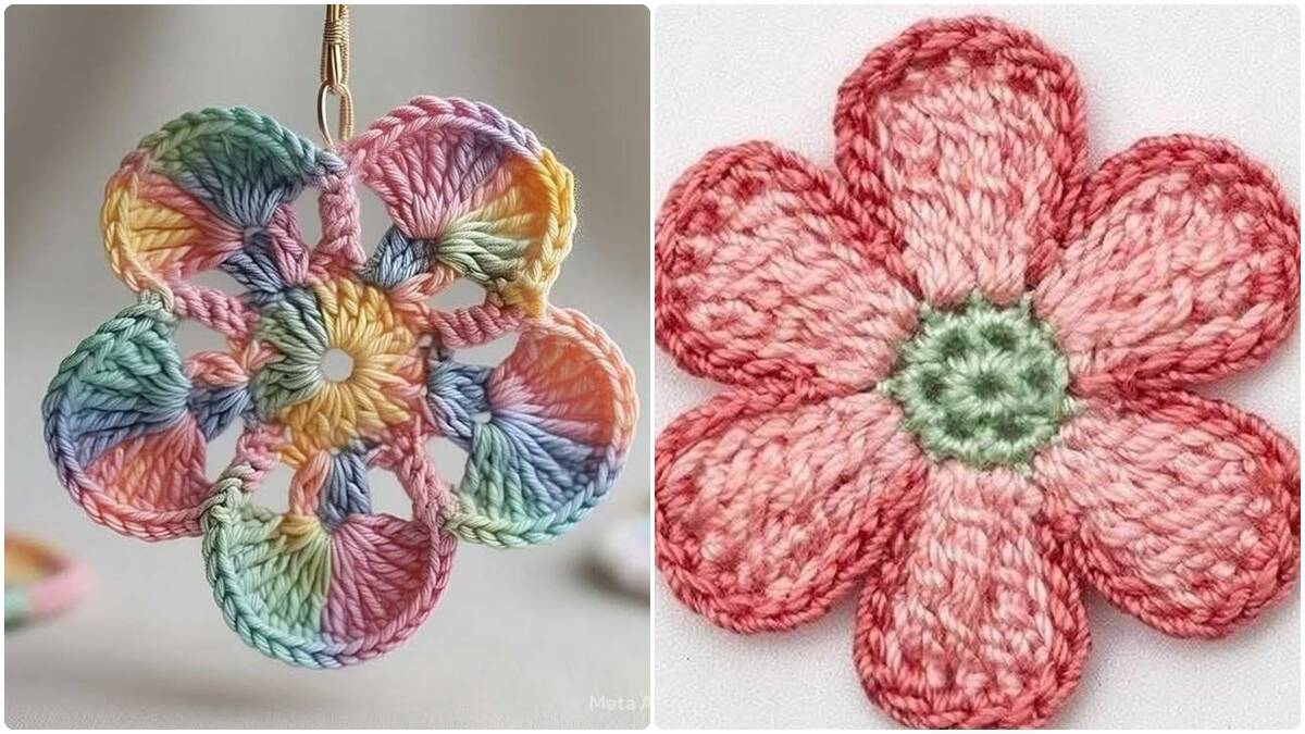 Apliques Florais de Crochê: Dê Vida e Charme às Suas Peças!