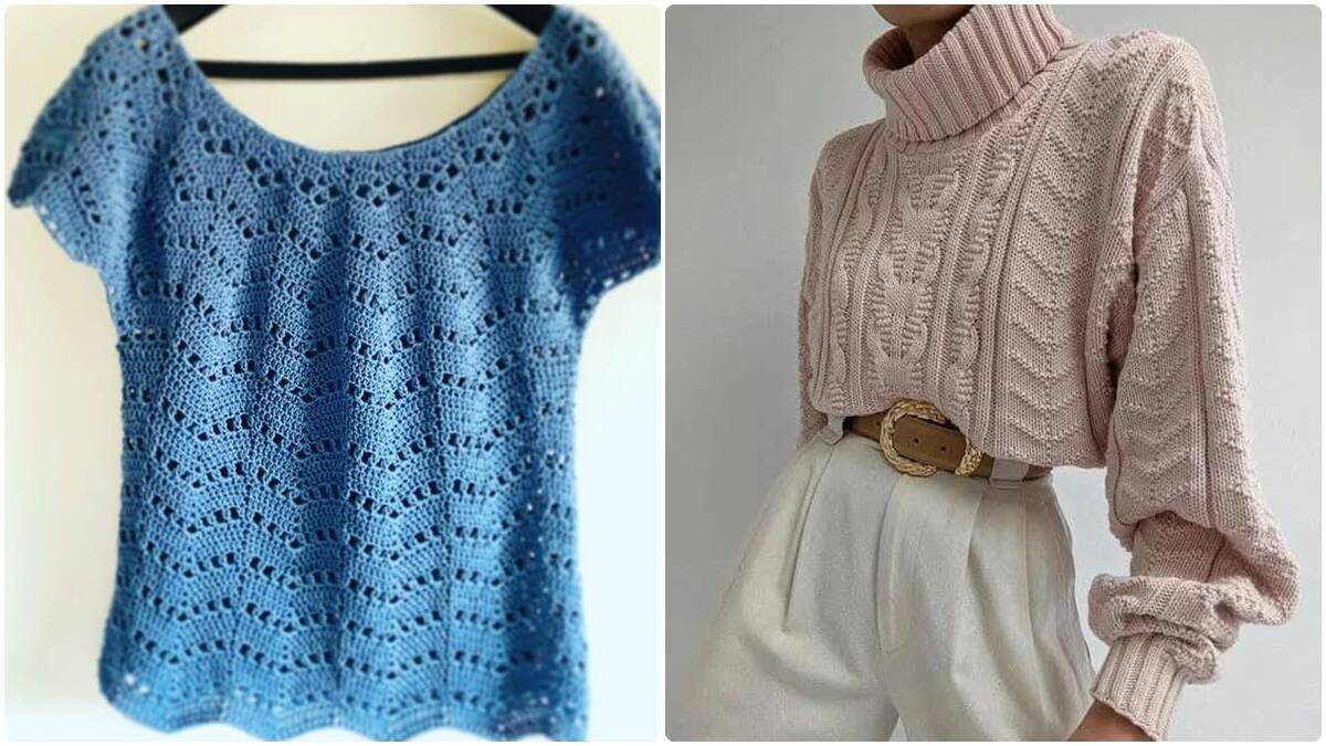 Blusas de Crochê e Tricô: Entre Fios, Pontos e Estilo Que Aquece a Alma!