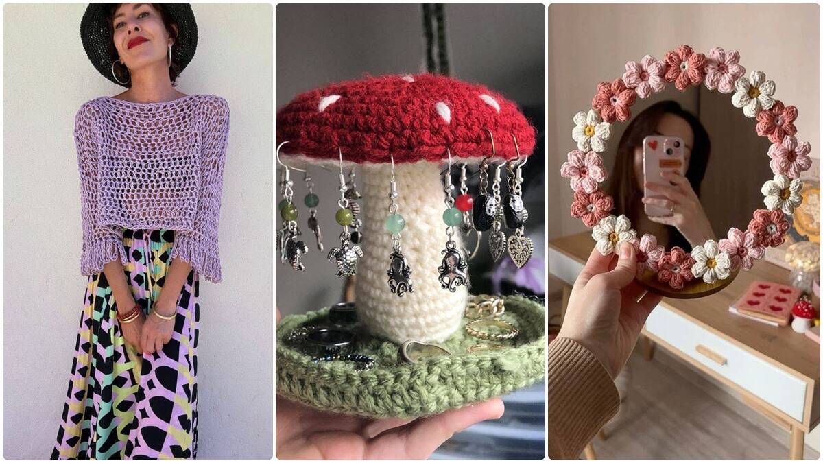 Crochê Moderno: Se Inspire e Crie Peças Charmosas e Criativas!