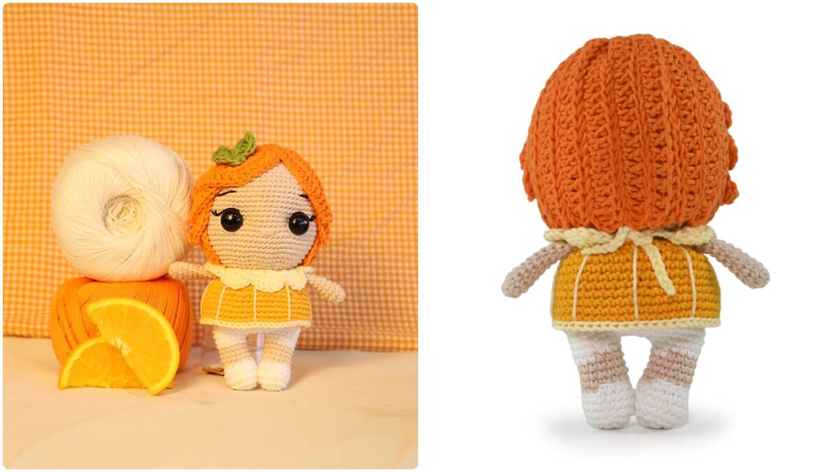 Amigurumi da Boneca Laranja: Criatividade e Charme!