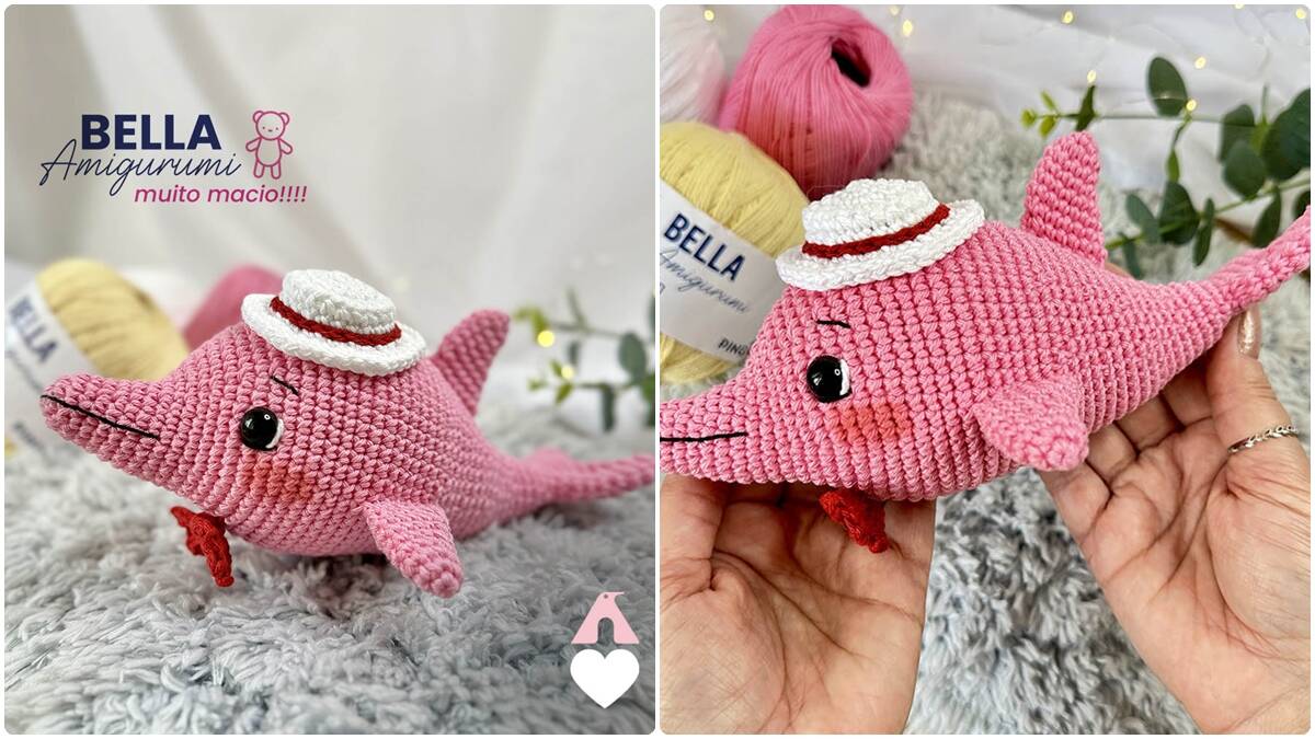 Amigurumi do Boto Rosa: Crie Essa Peça de Charme e História!