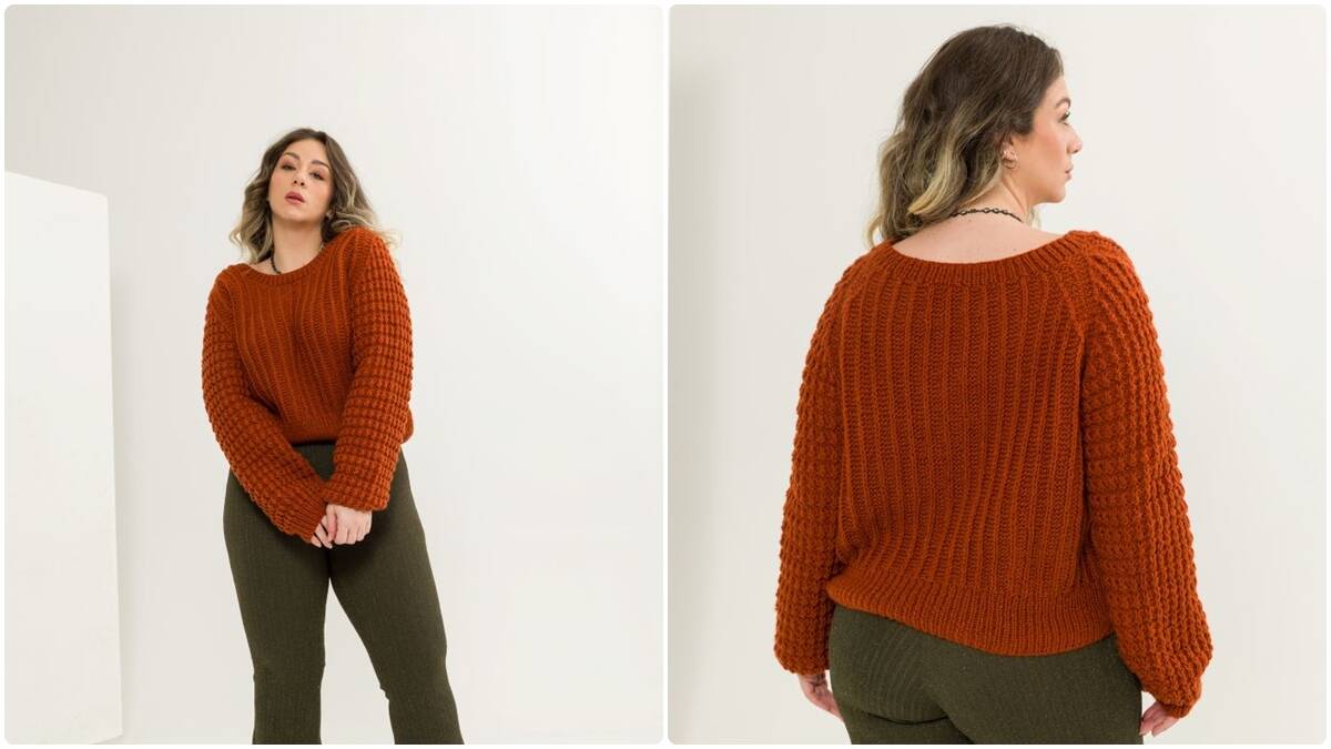 Blusa de Tricô Toscana: Crie Uma Peça de Roupa Exclusiva!