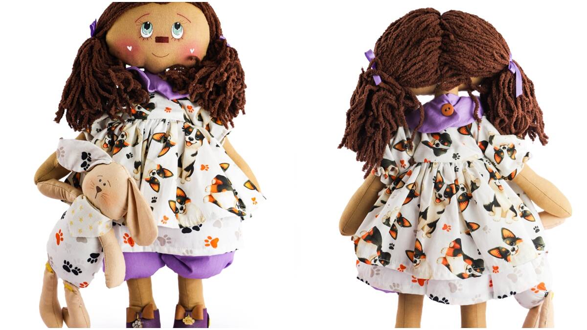 Boneca Bernadete e Seu Cachorro em Patchwork: Guia Completo!