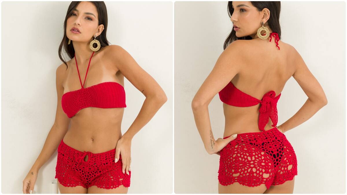 Conjunto de Crochê Paixão: Charme e Beleza que Atraem!